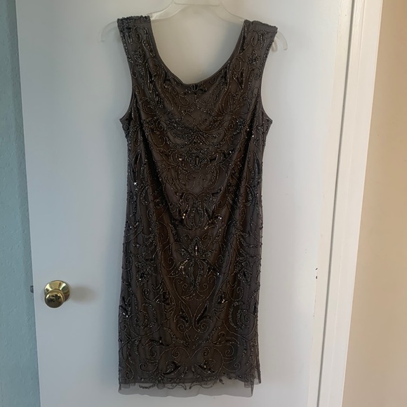 Adrianna Papell beaded cocktail dress - Picture 1 of 6